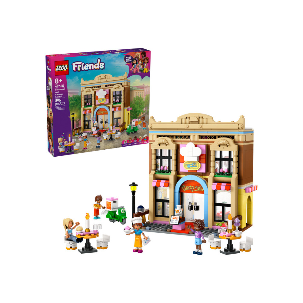 Конструктор LEGO Friends Ресторан и кулинарная школа 84 дет. - фото 1