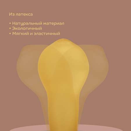 Пустышка Lubby латекс от 0 мес.