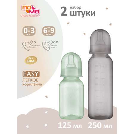Бутылочка Пома 250 мл 2 шт.