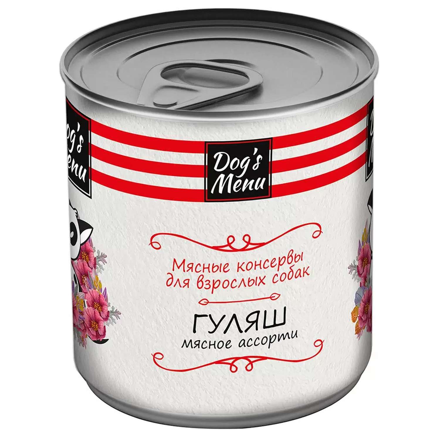 Консервы для взрослых собак . гуляш мясное ассорти 750г - фото 1