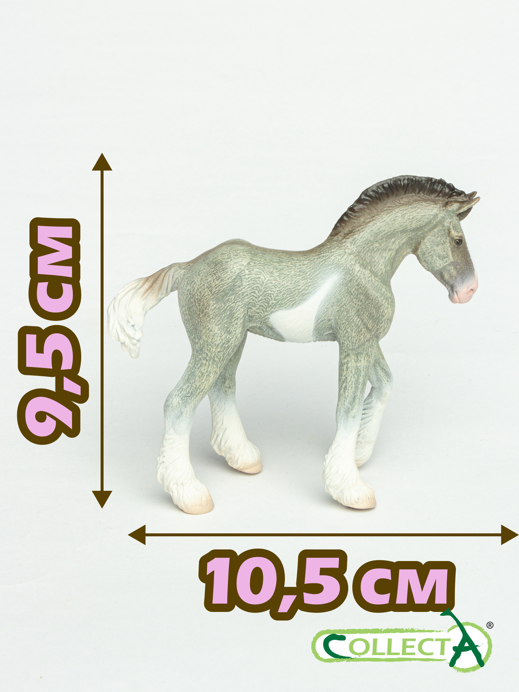 Фигурка Collecta Жеребёнок Клейдесдальский - фото 2