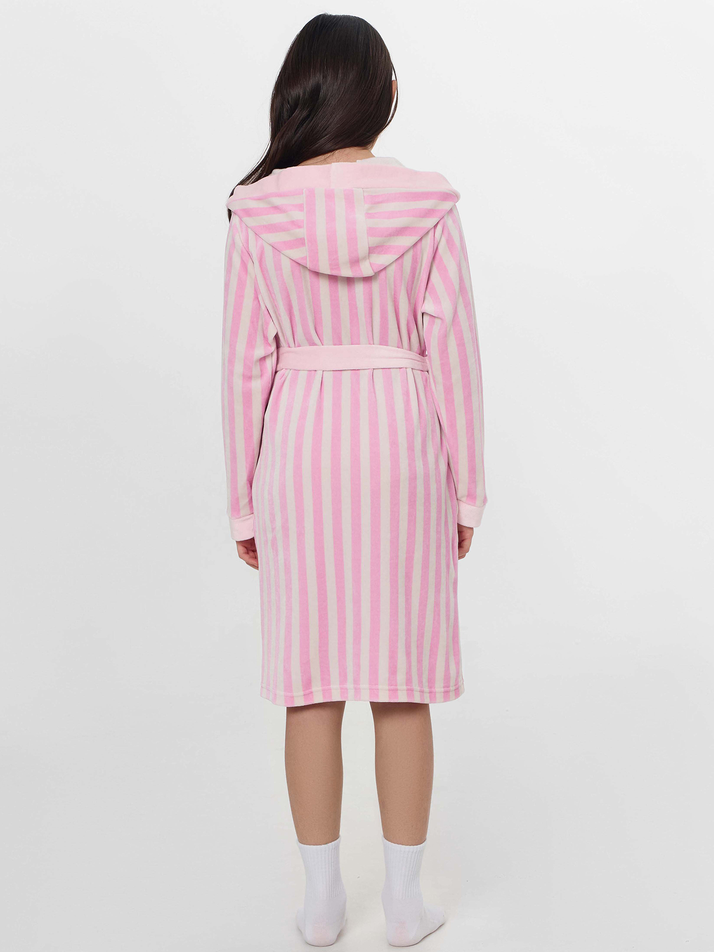 Халат Mark Formelle (Марк Формэль) 557703-2/розовая полоска - фото 2