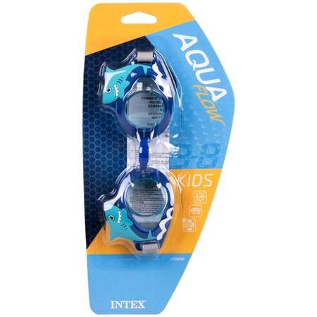 Очки для плавания детские Акула Intex для бассейна для моря водные подводные 3-8 лет