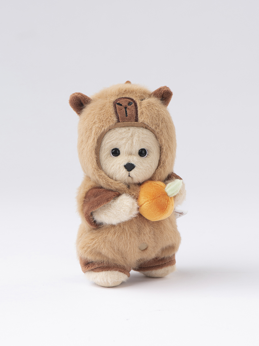 Мягкая игрушка TeddyTales Медведь в костюме Капибары - фото 2