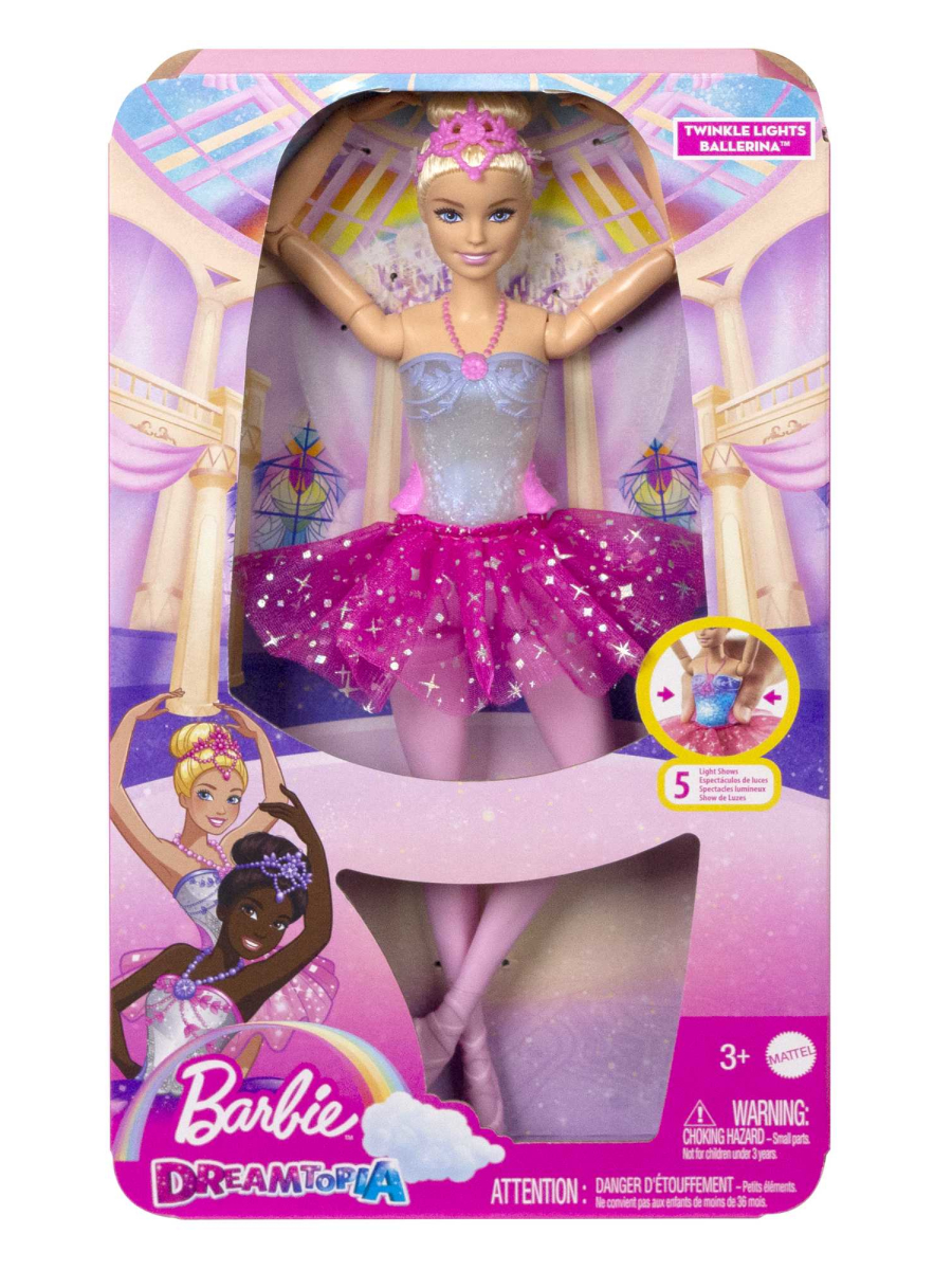 Кукла модельная Barbie Dreamtopia HLC25 балерина Барби высота 30 см HLC25 - фото 4