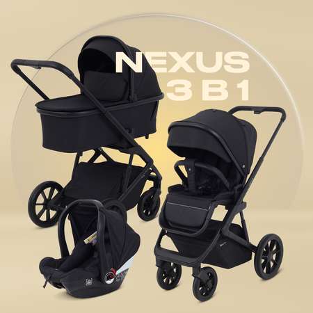 Коляска 3в1 Rant NEXUS черный