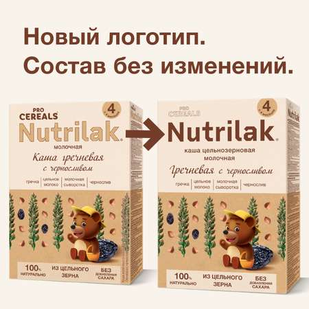 Каша молочная Nutrilak Premium Procereals гречневая чернослив 200г с 4месяцев