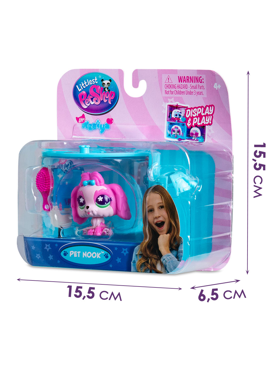 Фигурка Littlest Pet Shop Уголок салон красоты - фото 5