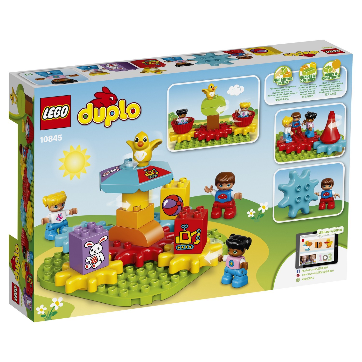 Конструктор LEGO DUPLO Моя первая карусель блочный - фото 3
