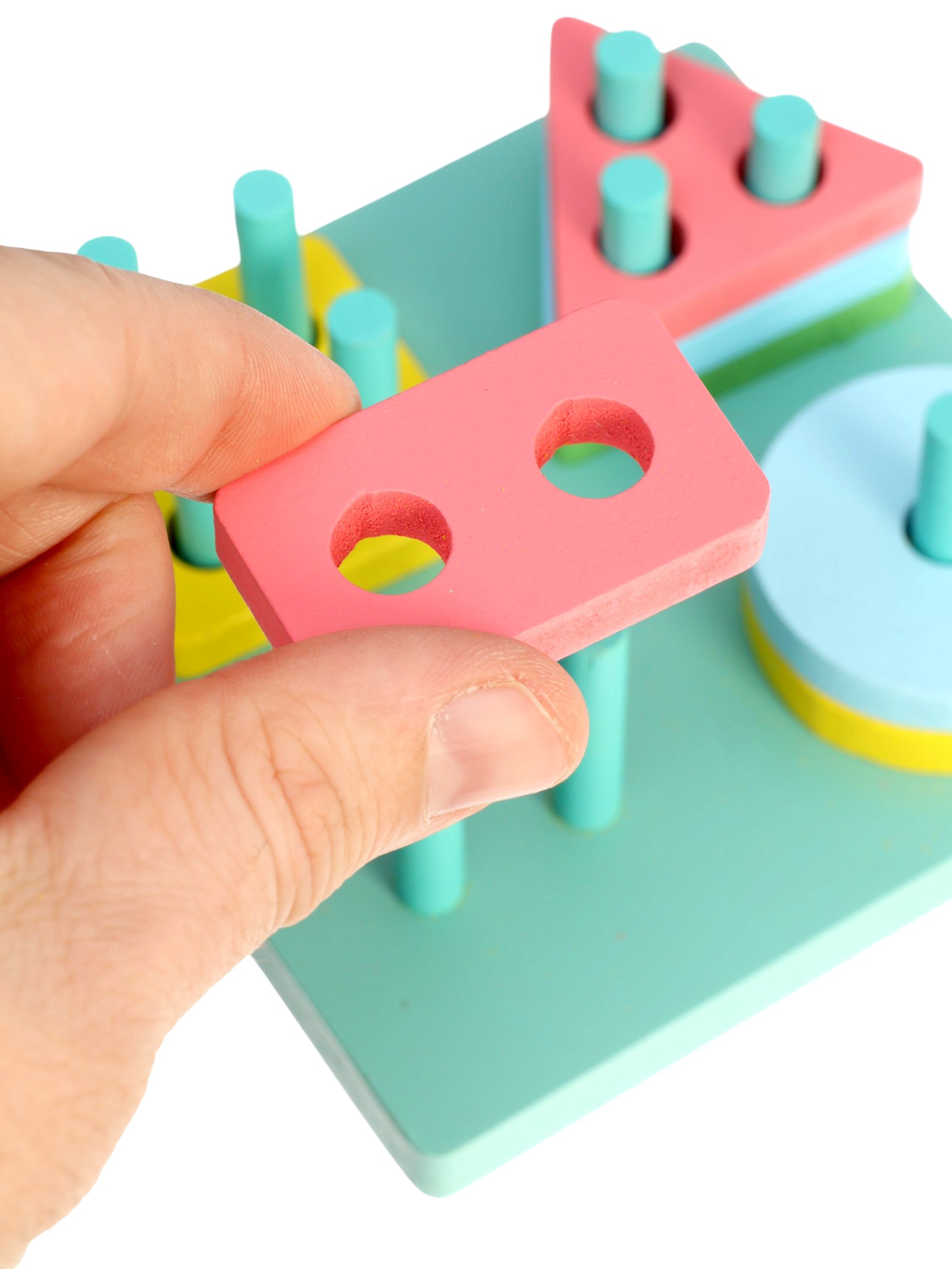 Игрушка Лесная мастерская пирамидка - фото 7