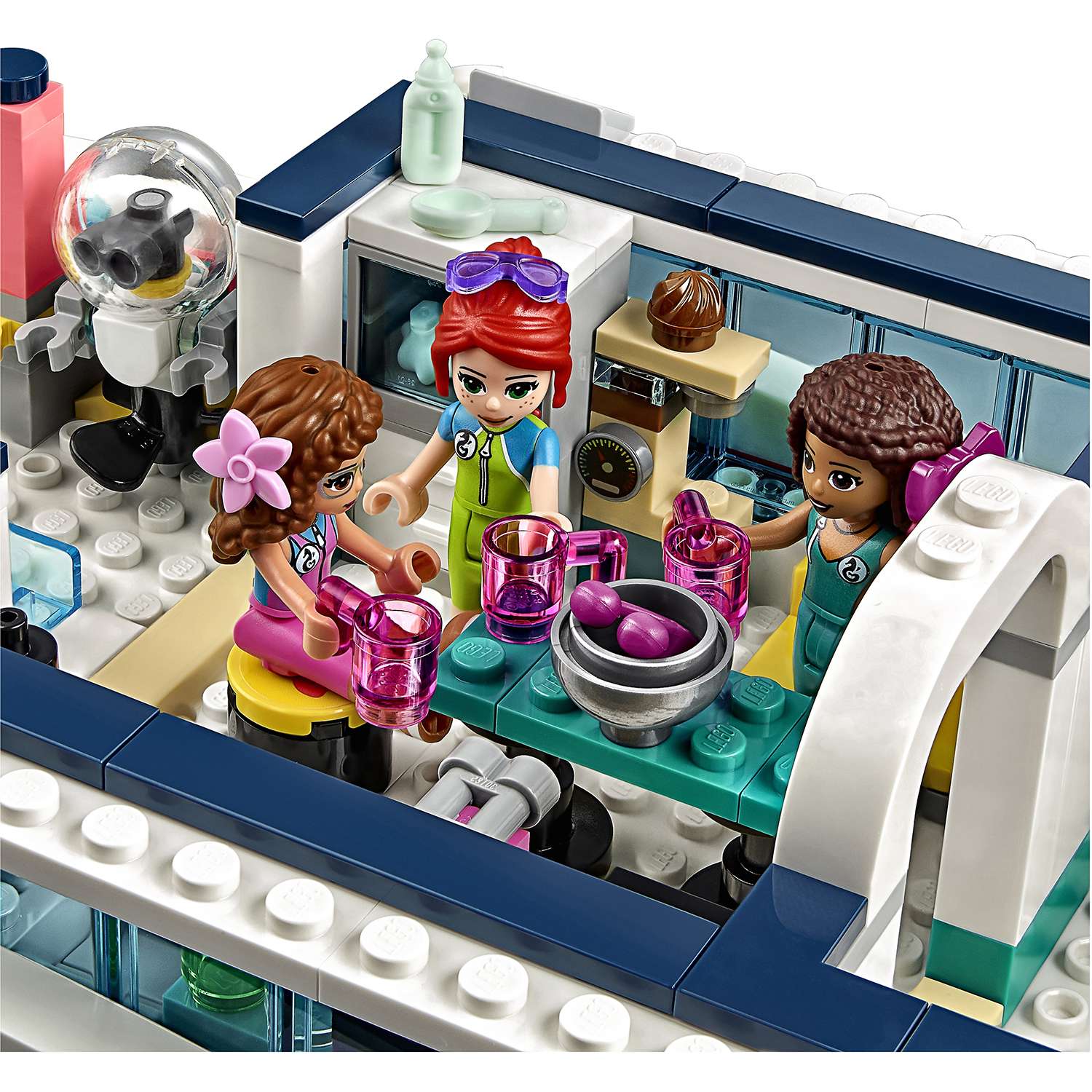 Конструктор LEGO Friends Катер спасательных операций блочный - фото 14