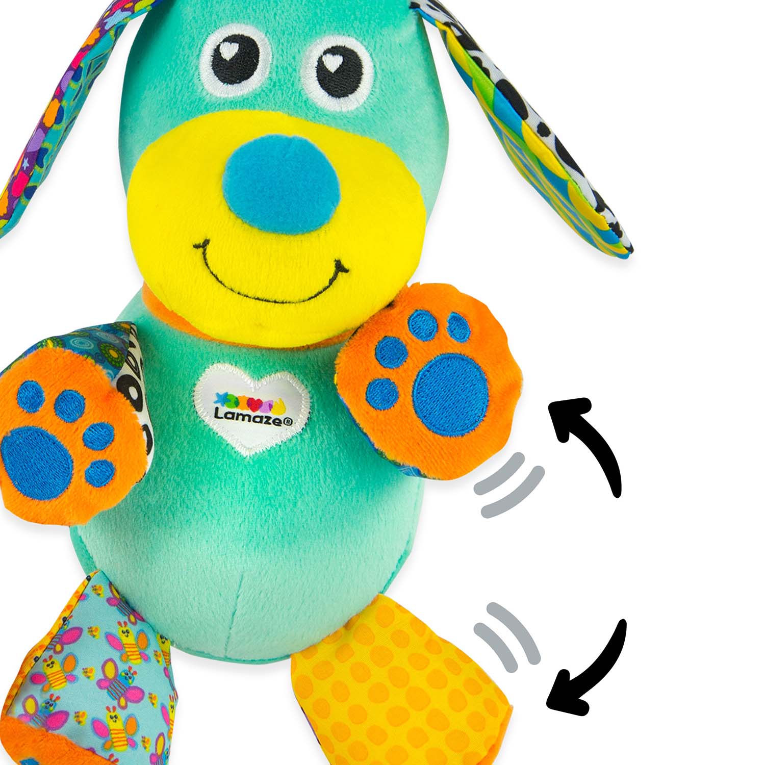 Игрушка Lamaze подвеска Щенок с подвесом - фото 4