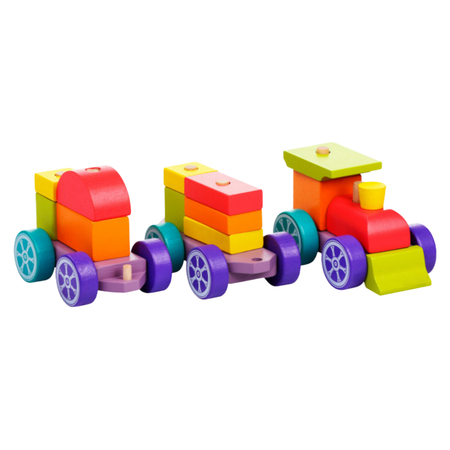 Игрушка Cubika Поезд Радужный экспресс