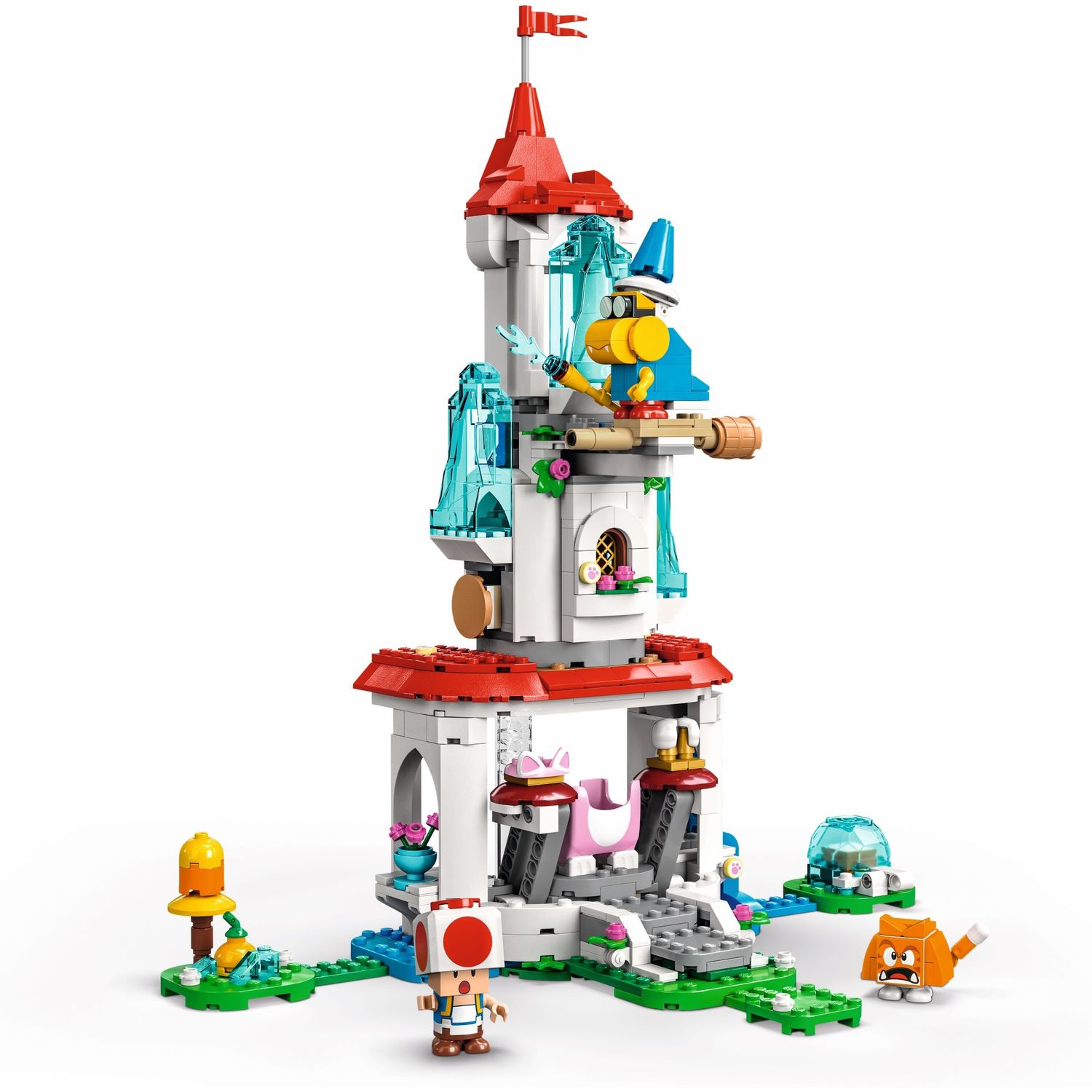 Конструктор LEGO Super Mario Cat Peach Suit Frozen Tower блочный - фото 1