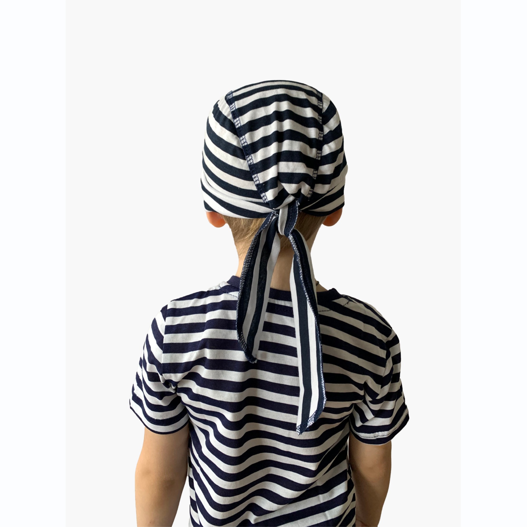 Бандана KiMMi co К-1408033т т.синяя_полоска - фото 5