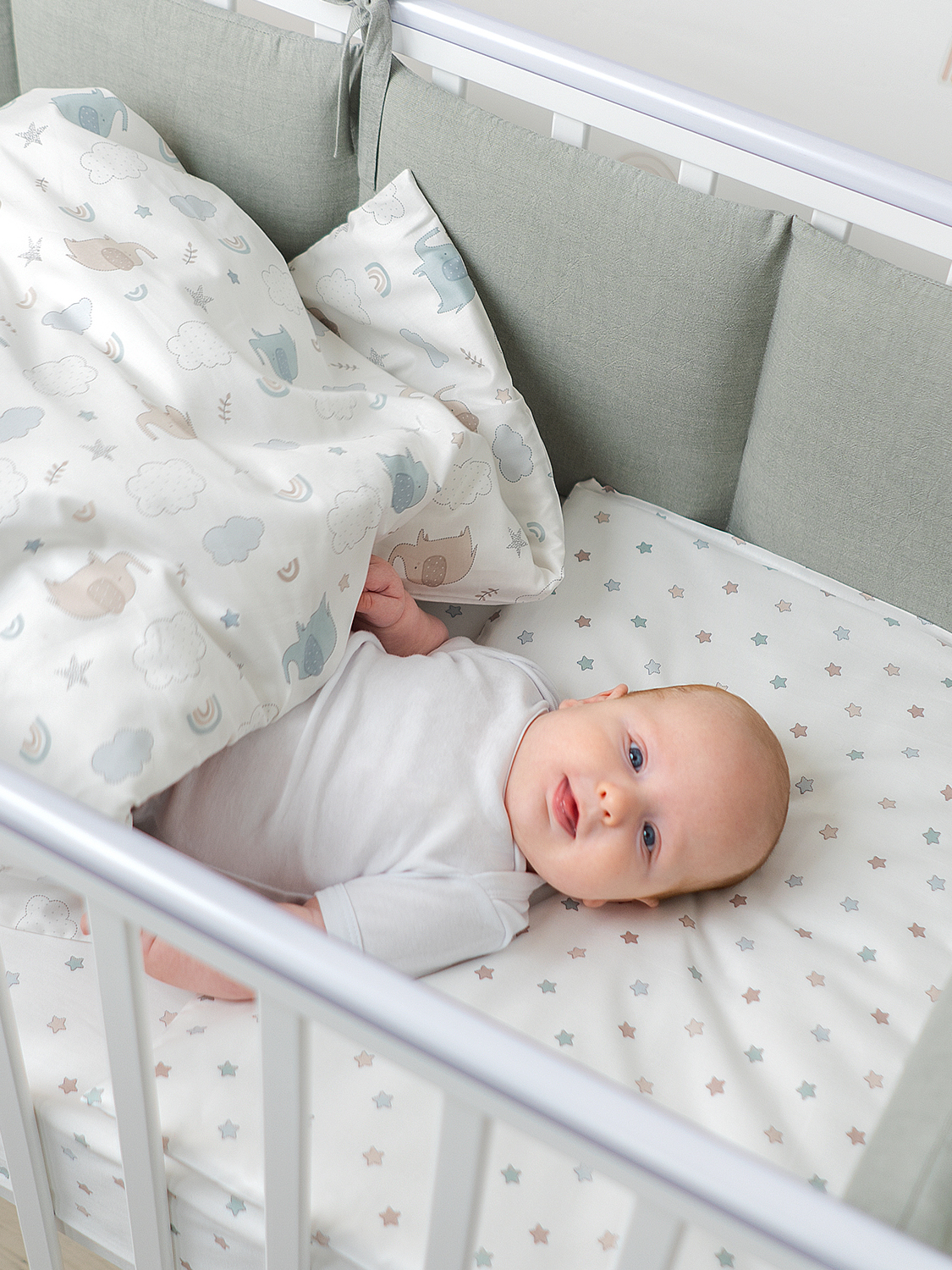 Бортик Perina Серо-оливковый 4 дет. - фото 10