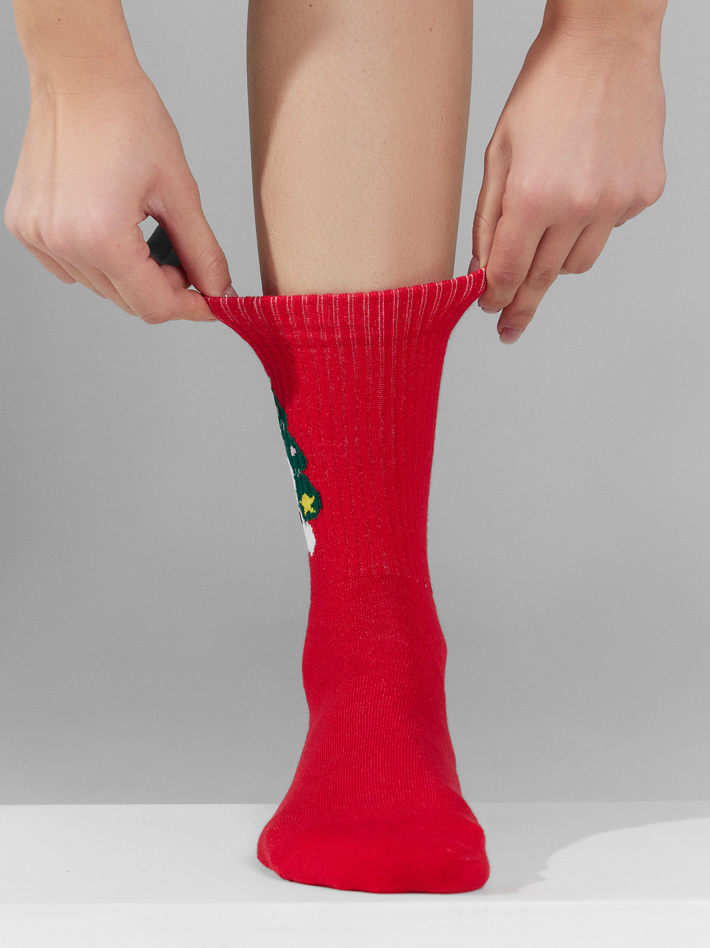 Носки 3 пары Mark Formelle (Марк Формэль) 287A-2969/я.красный /вишнёвый /я.малахит - фото 3