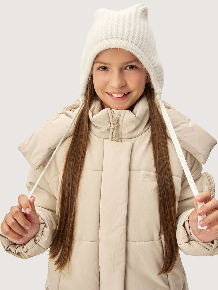 Шапка NIKASTYLE 11з16225 молоко - фото 1