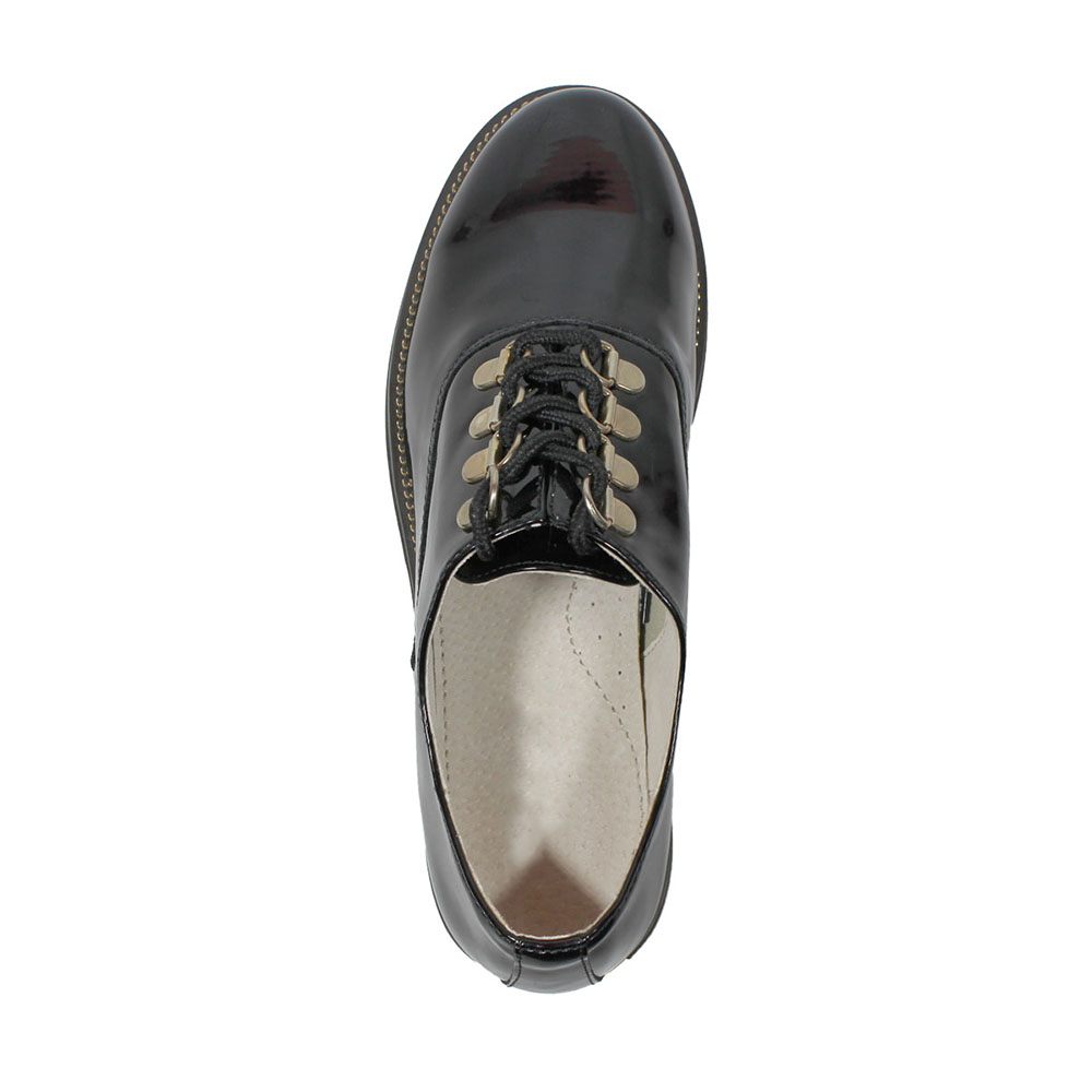 Полуботинки Europen 568109/71-01-SV EUROPEN Полуботинки для девочки,черный - фото 3