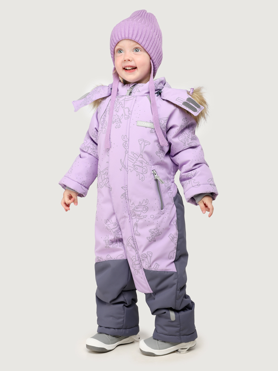 Комбинезон NIKASTYLE 8з0425 лаванда/инжир - фото 4