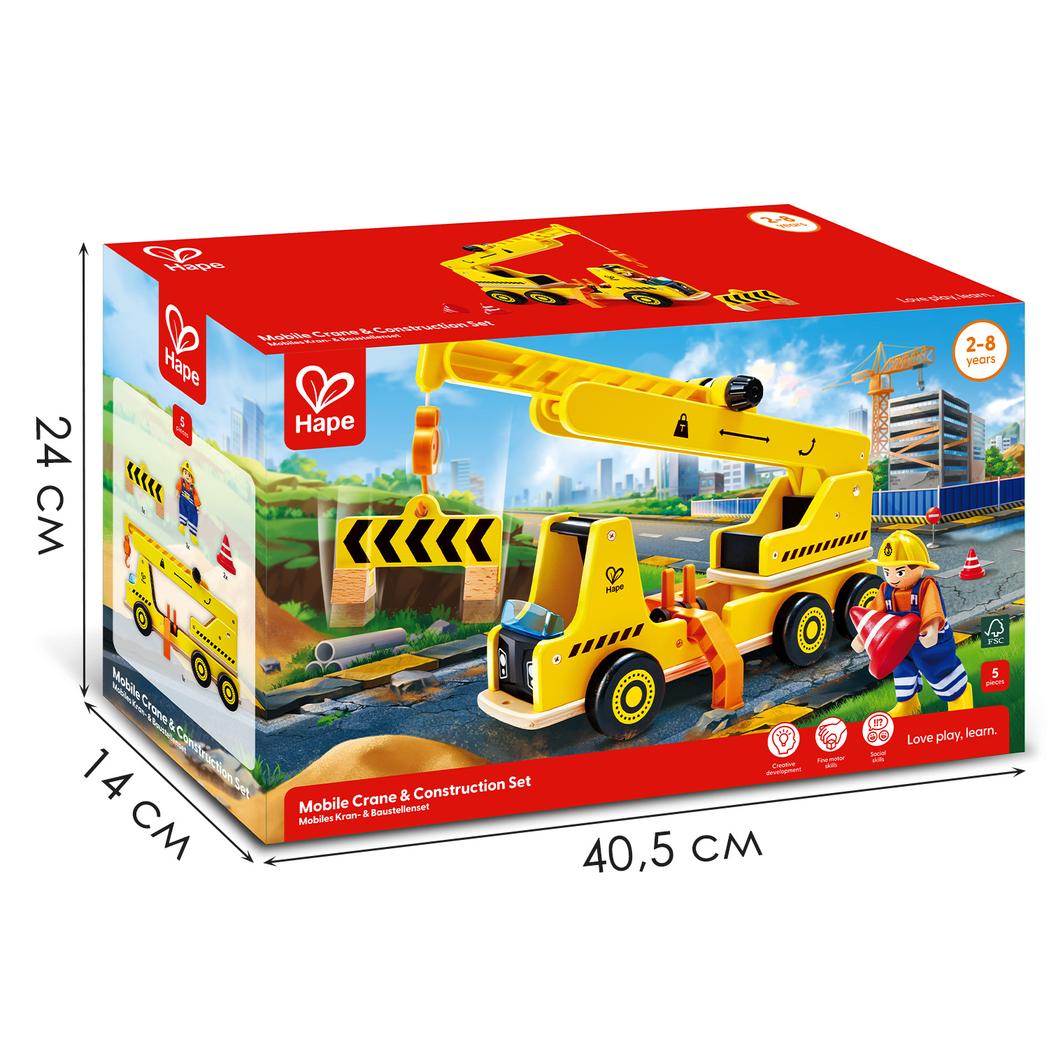 Автокран Hape E3083_HP - фото 11