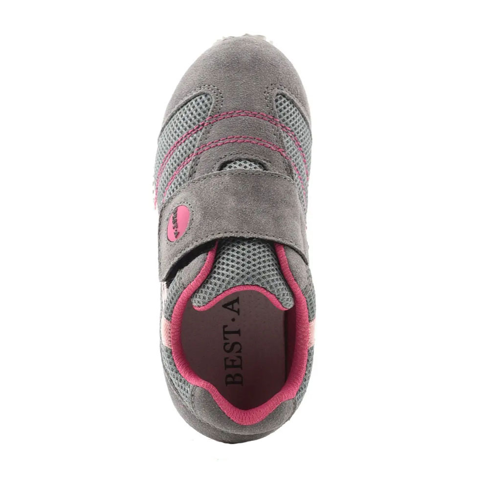 Кроссовки BEST.A 8856 BEST.A Кроссовки для девочки,серо-розовый - фото 3
