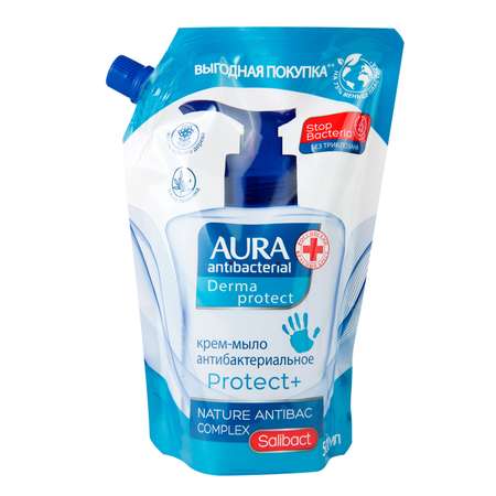 Мыло жидкое AURA Antibacterial 500 мл
