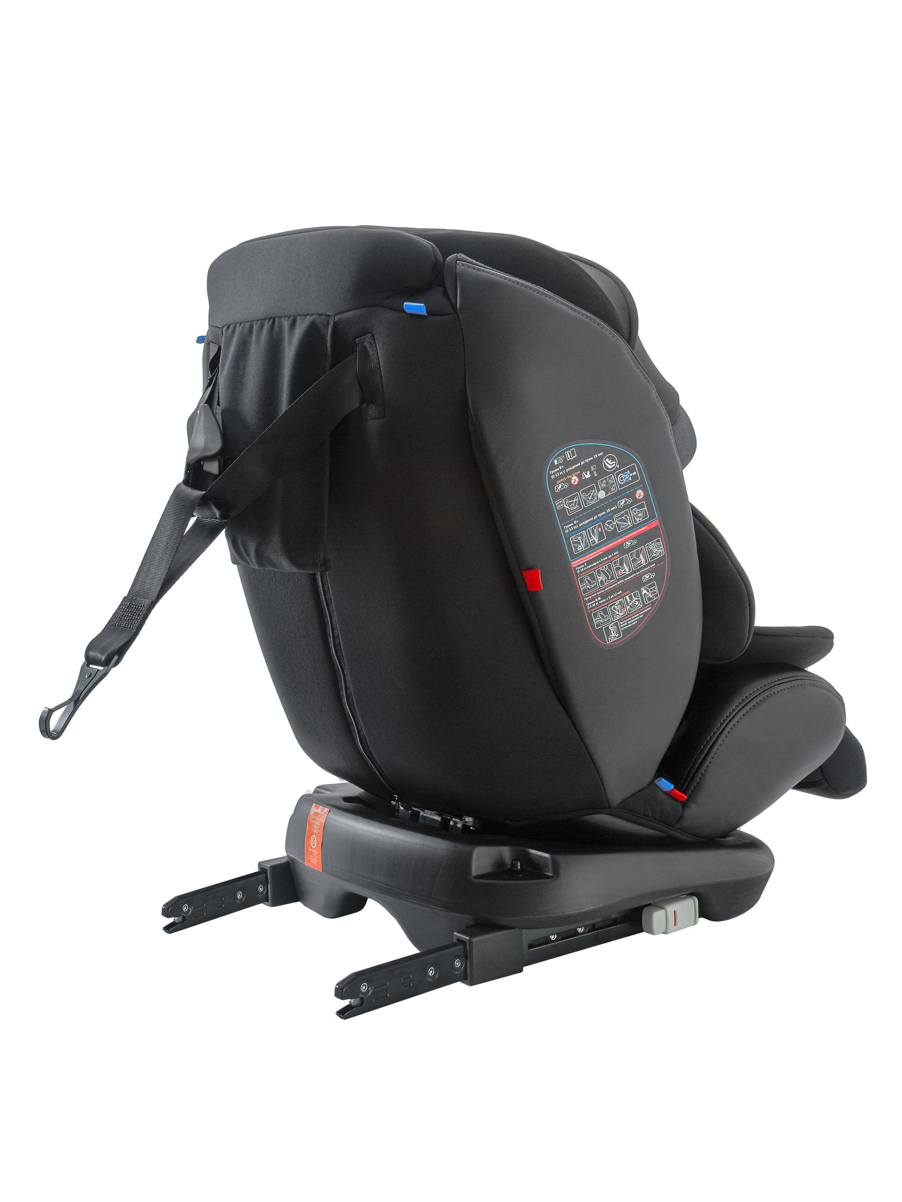 Автокресло Indigo MAX-X черный Isofix 0+/1/2/3 (0-36 кг) черный - фото 15
