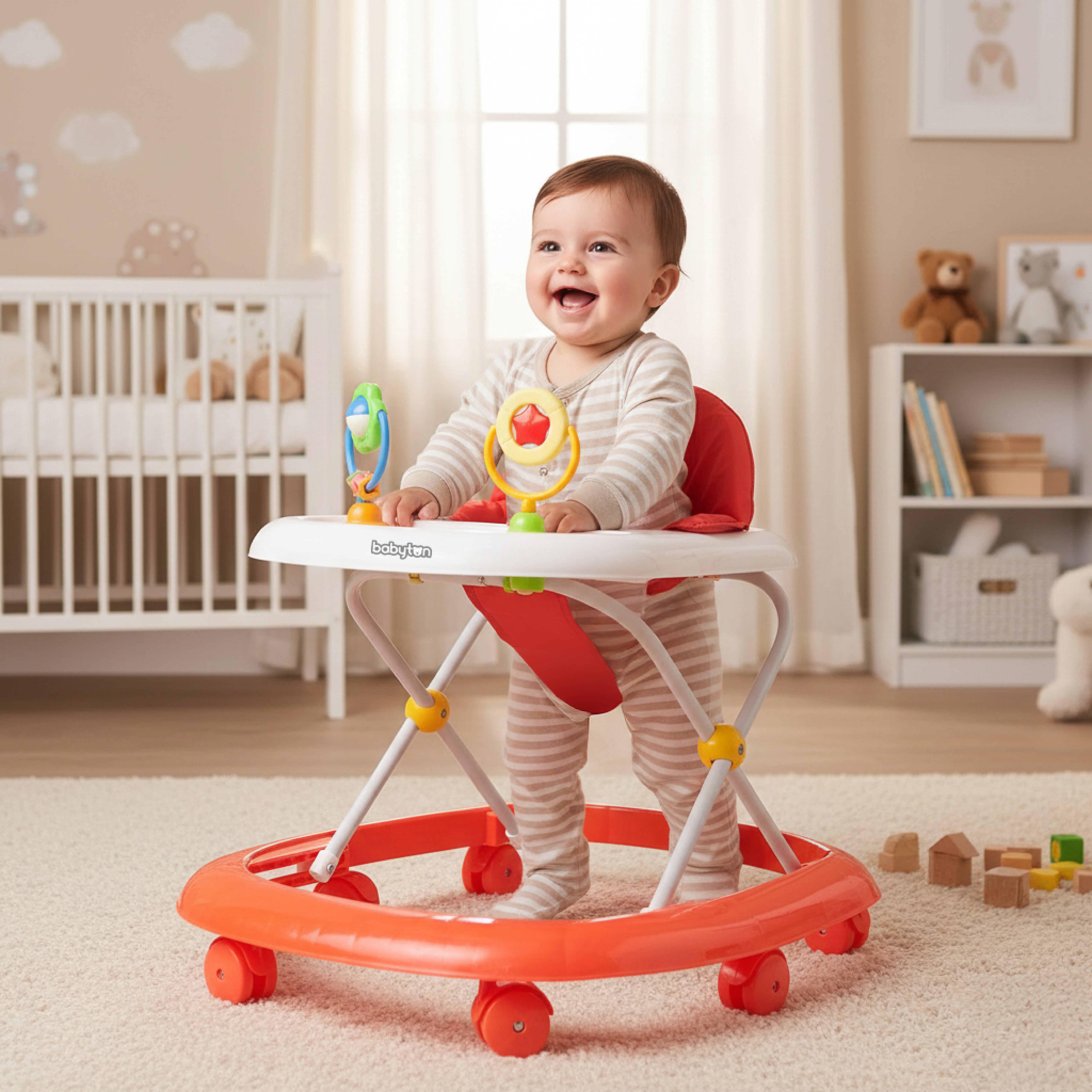 Ходунки Babyton оранжевый - фото 2