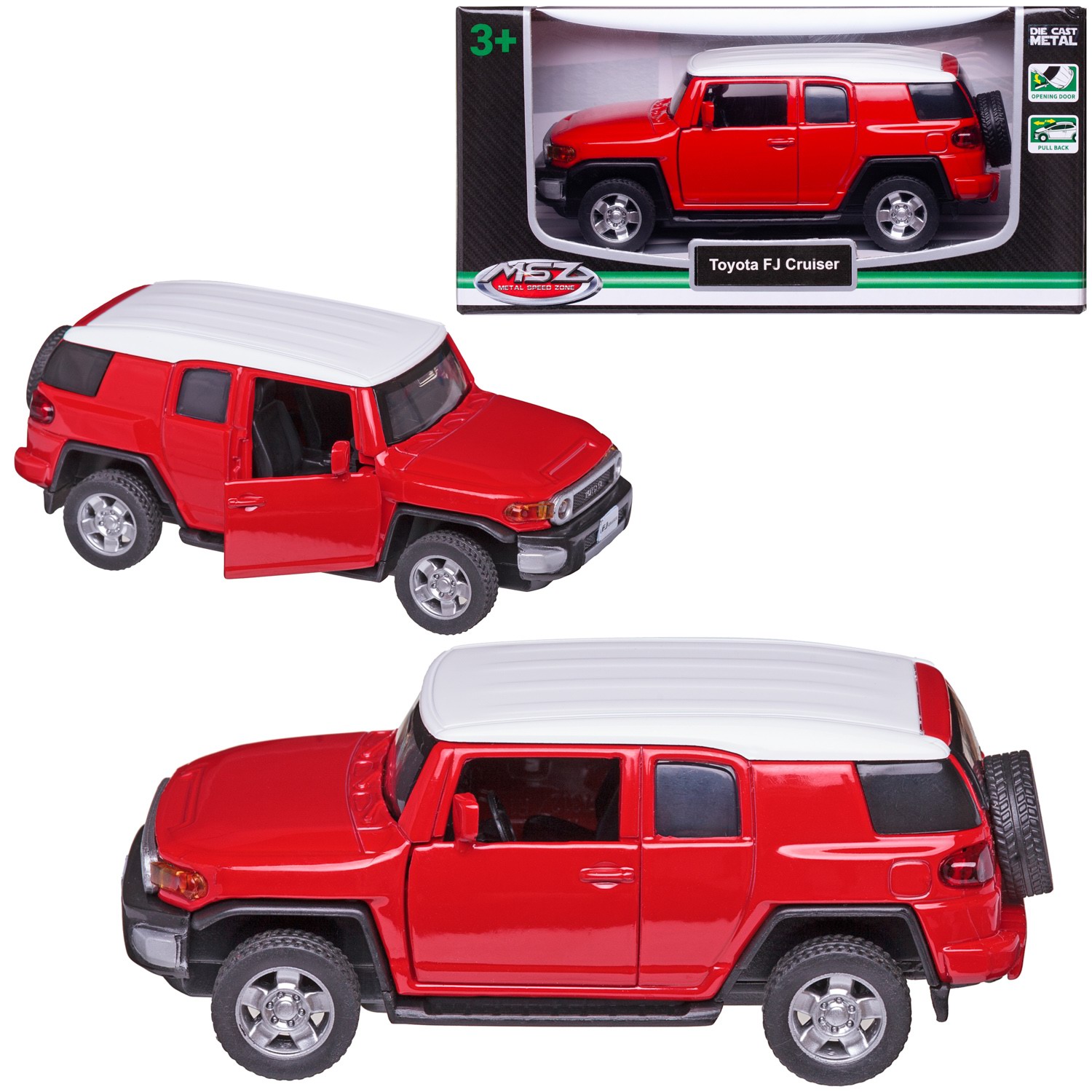 Автомобиль Abtoys Toyota MSZ 1:43 WE-15950R - фото 1