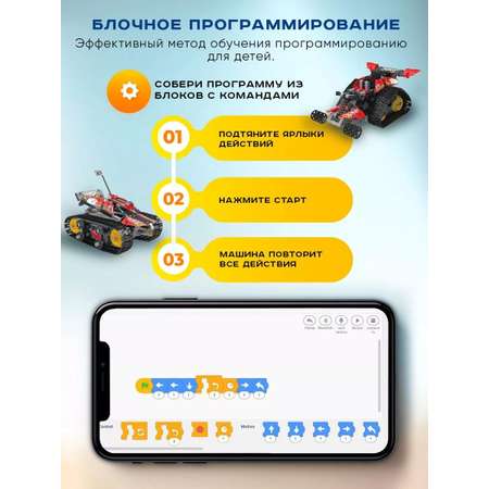 Конструктор LampStory Technic Конструктор 5 в 1 с пультом электронный 401 дет.
