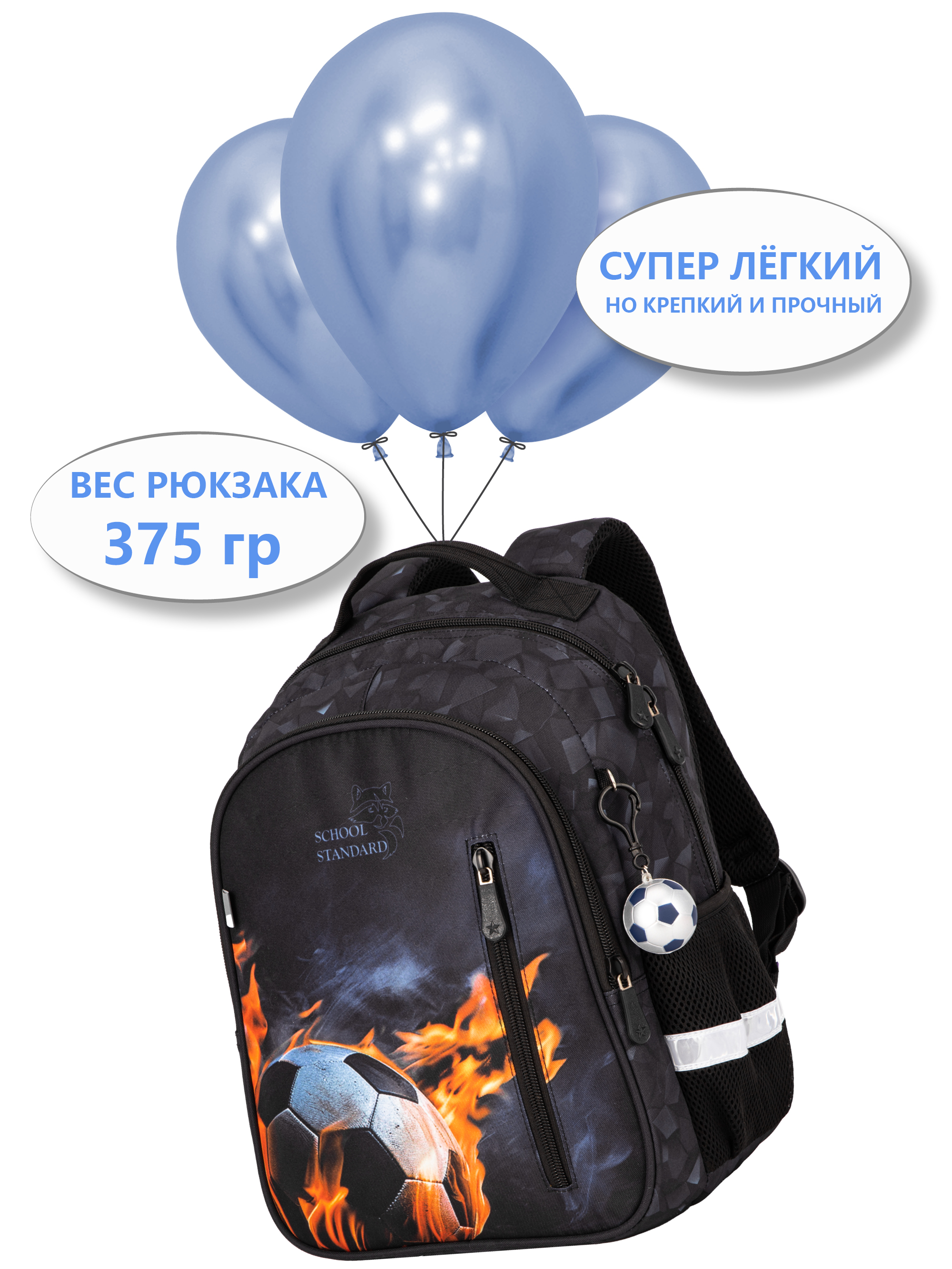 Рюкзак School Standard первокласснику набор 4 в 1 - фото 10