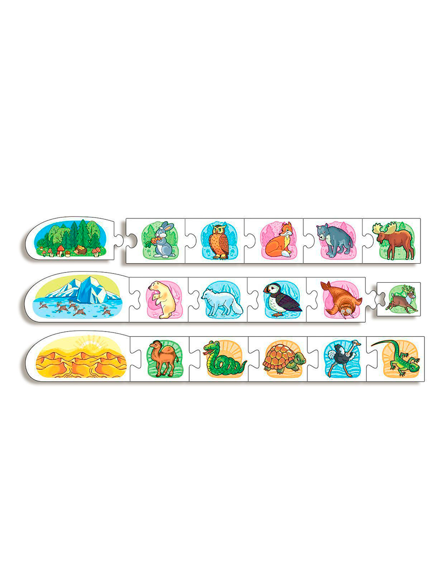 Развивающая игра Дрофа-Медиа Паровозик для зверят 1105 - фото 2