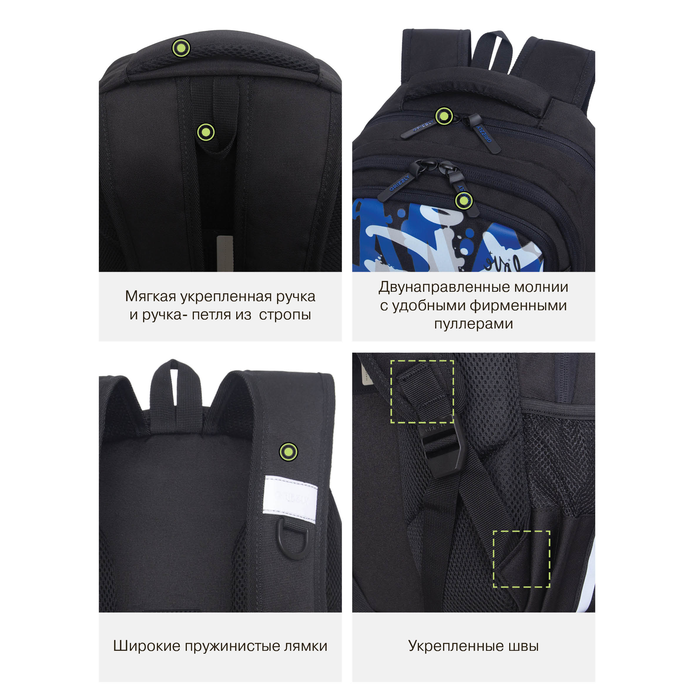 Рюкзак Grizzly для мальчика - фото 13