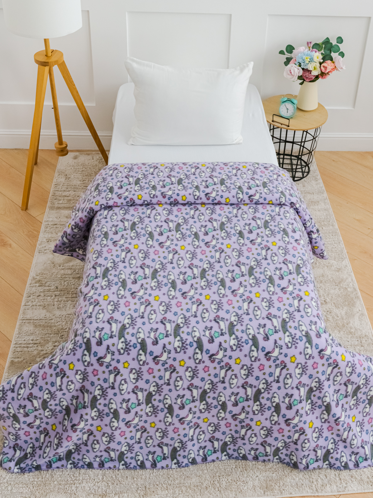 Плед Павлинка Единорожик 150 x 200 см флис - фото 13