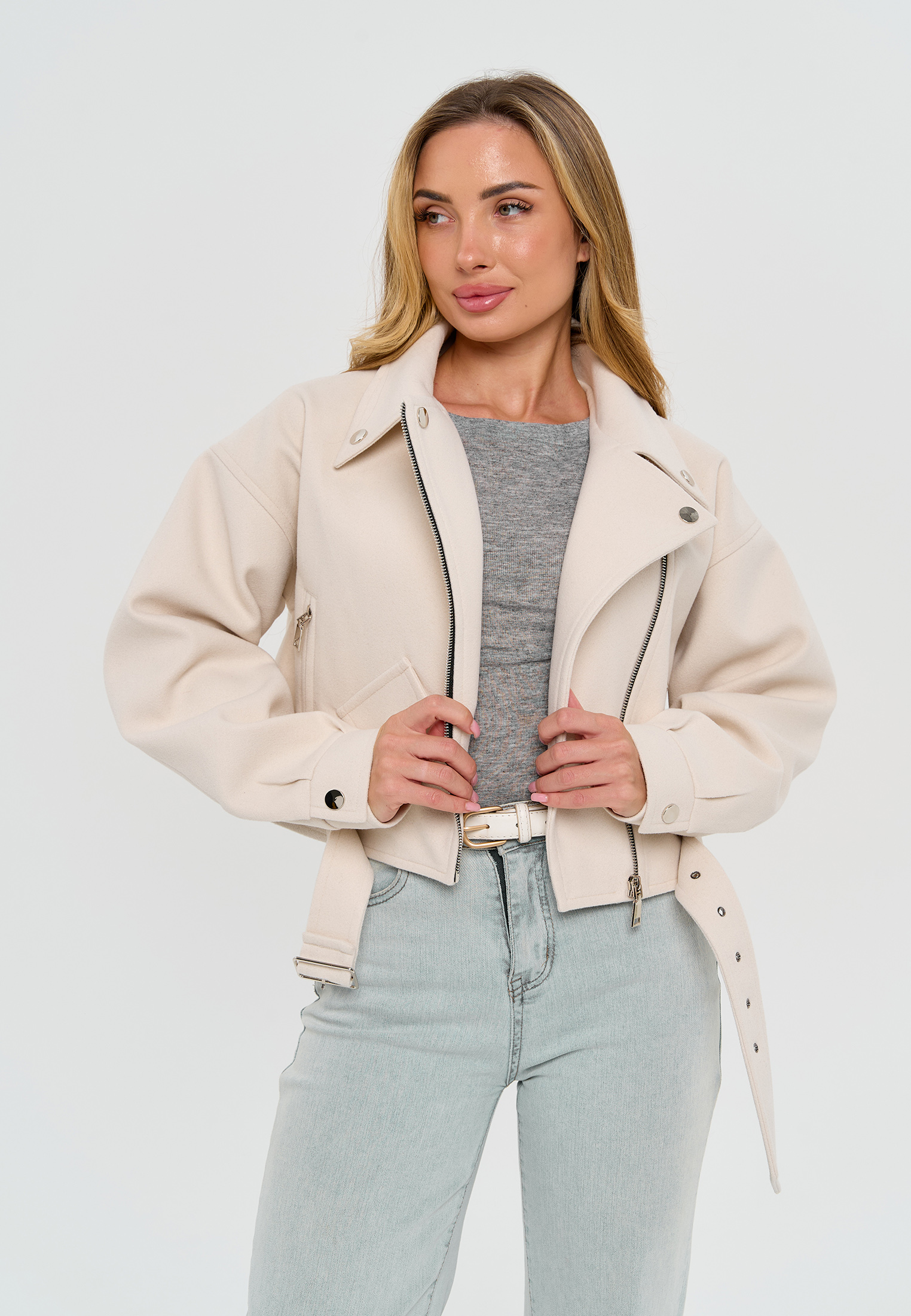 Косуха Stylish AMADEO AJ-8501-бежевый - фото 6