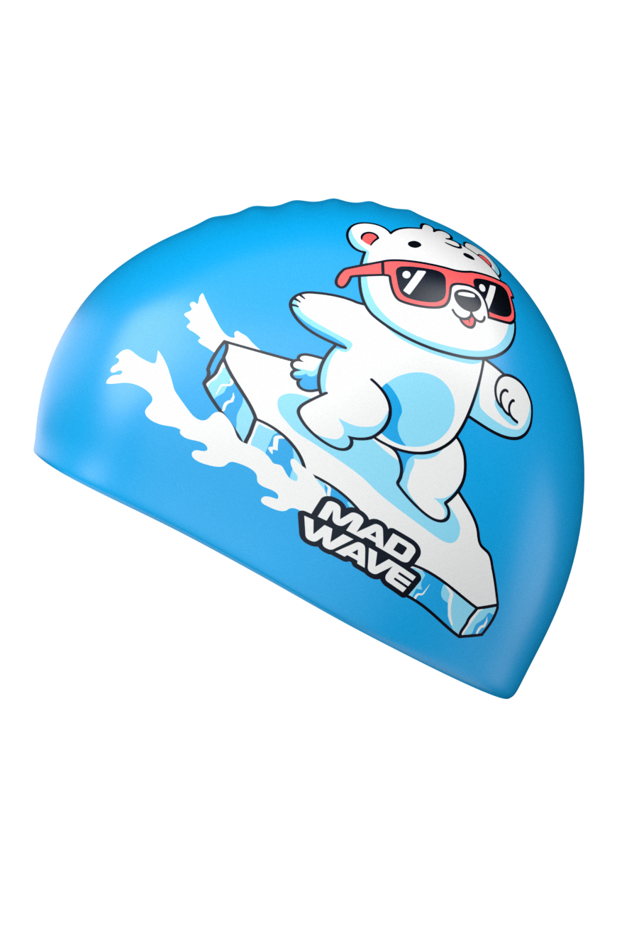Шапочка для плавания Mad Wave Bear - фото 3