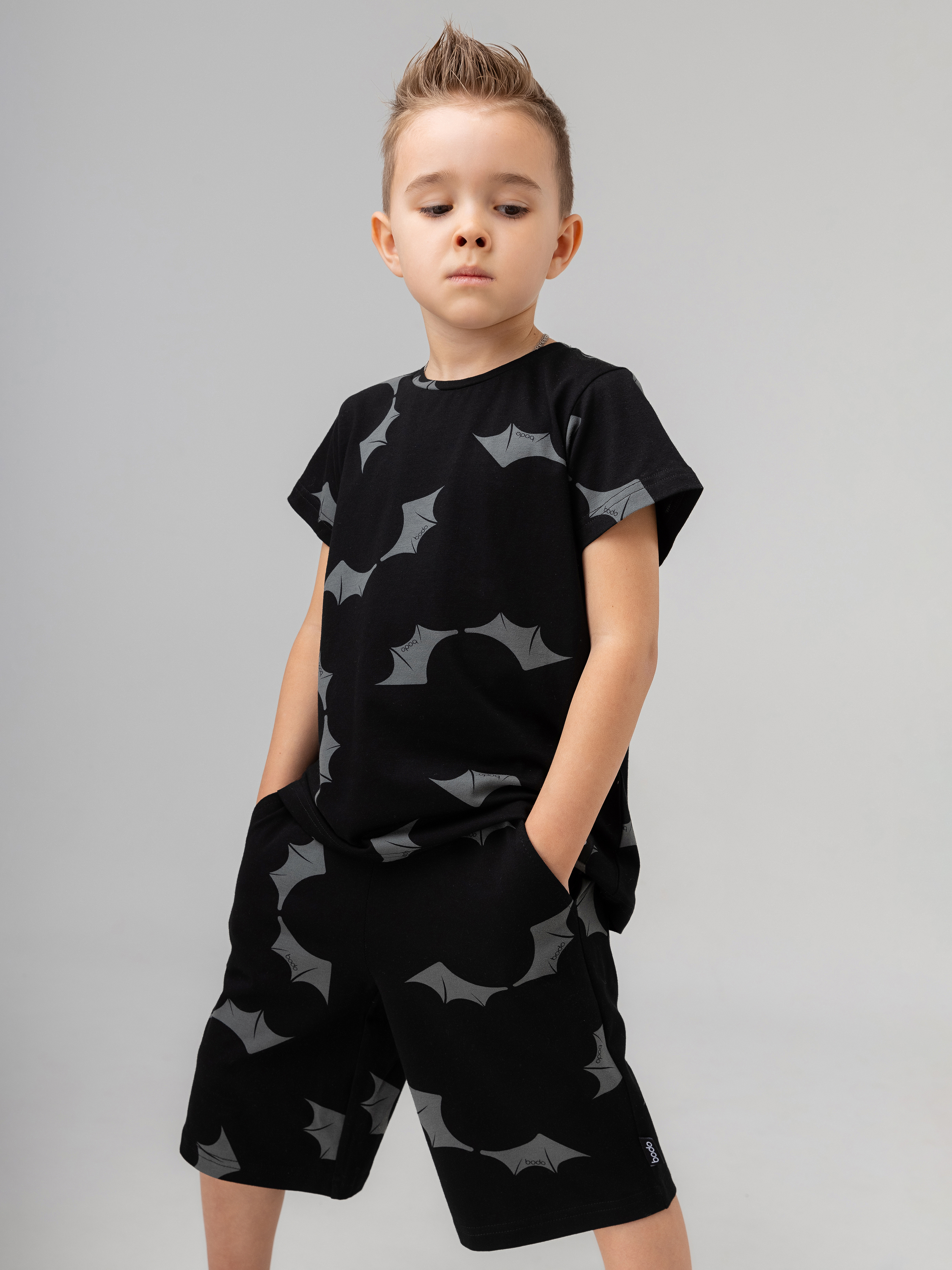 Костюм Bodo 11-391МU_черный (серый) - фото 3