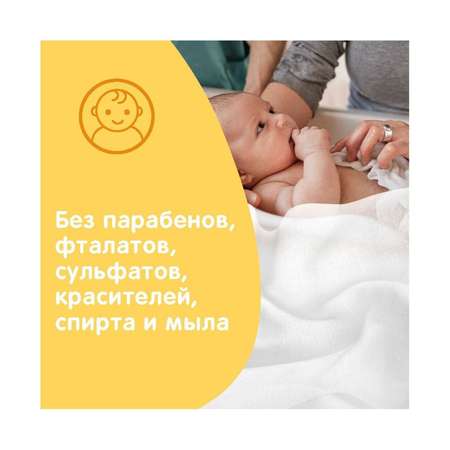 Влажные салфетки Johnsons 56 шт.