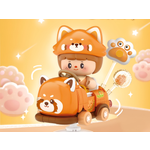 Конструктор Loz Аттракцион Красная панда из мини-блоков 190 дет.