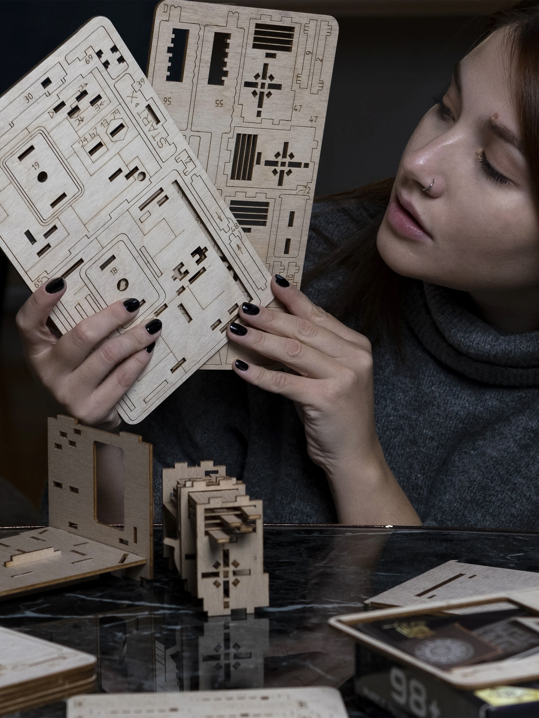 Настольная игра EscapeWelt Космический бокс DIY - фото 9