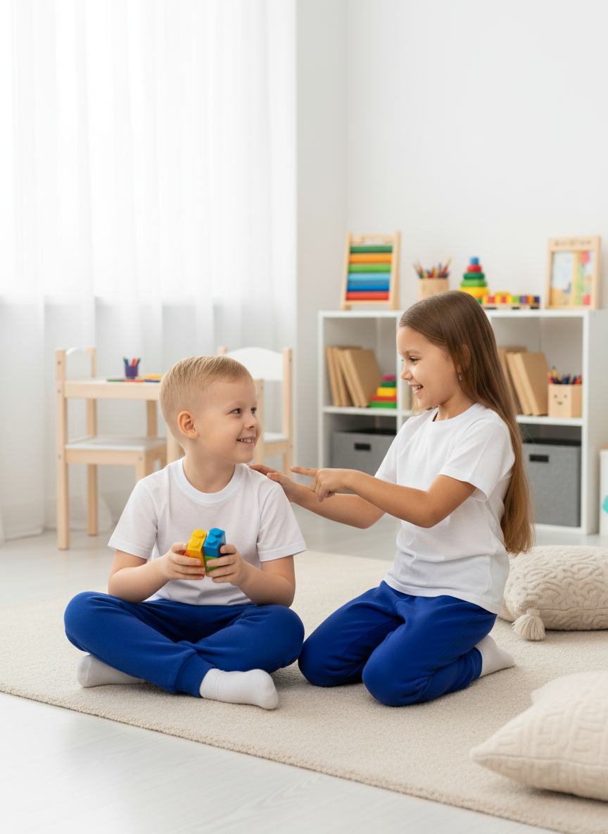 Брюки Утенок 455/1 василек - фото 2