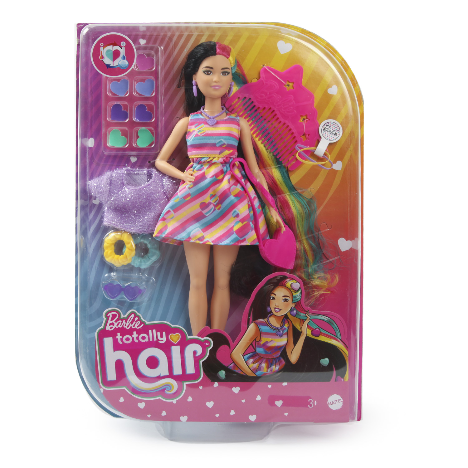 Кукла модельная Barbie Totally Hair Сердца HCM90 - фото 6