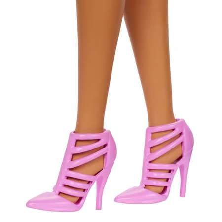 Кукла модельная Barbie Fashionistas в розовом платье