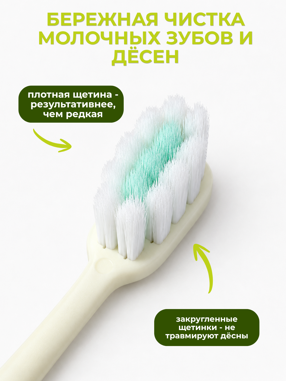 Зубная щетка классическая Чистый Зуб от 2 лет 1 шт. - фото 3