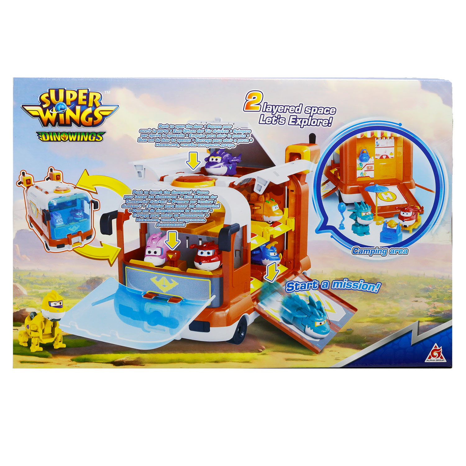 Игровой набор Super Wings Дино база - фото 10