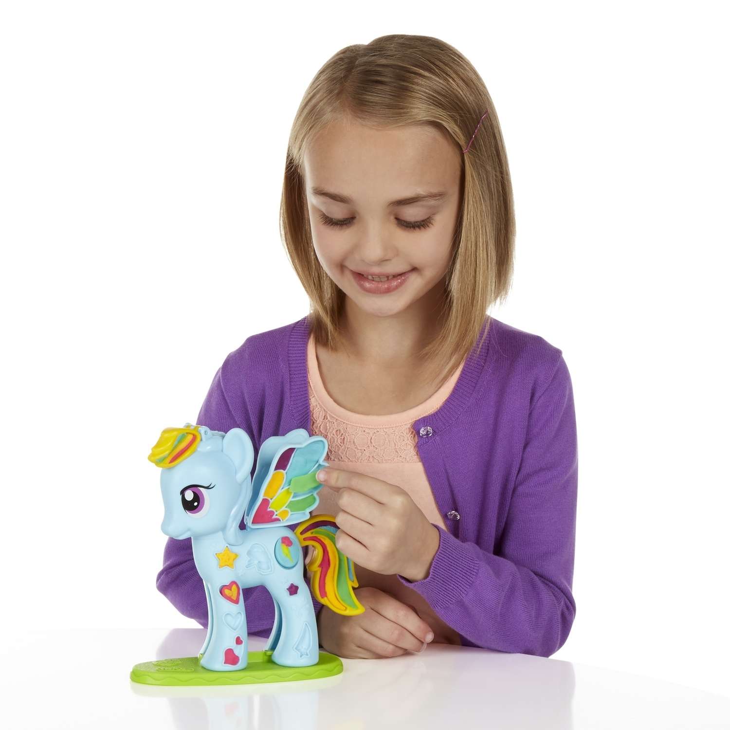 Пластилин Play-Doh Стильный салон Рэйнбоу - фото 6