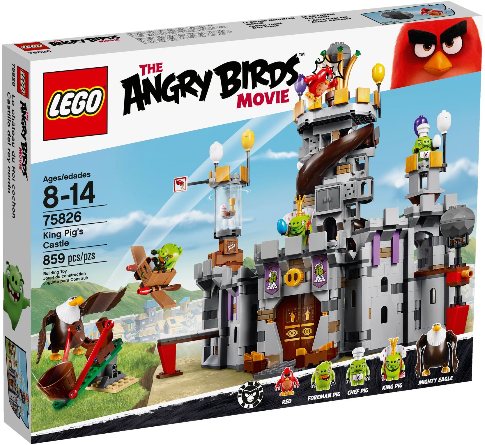 Конструктор LEGO AngryBirds 75826 859 дет. - фото 1