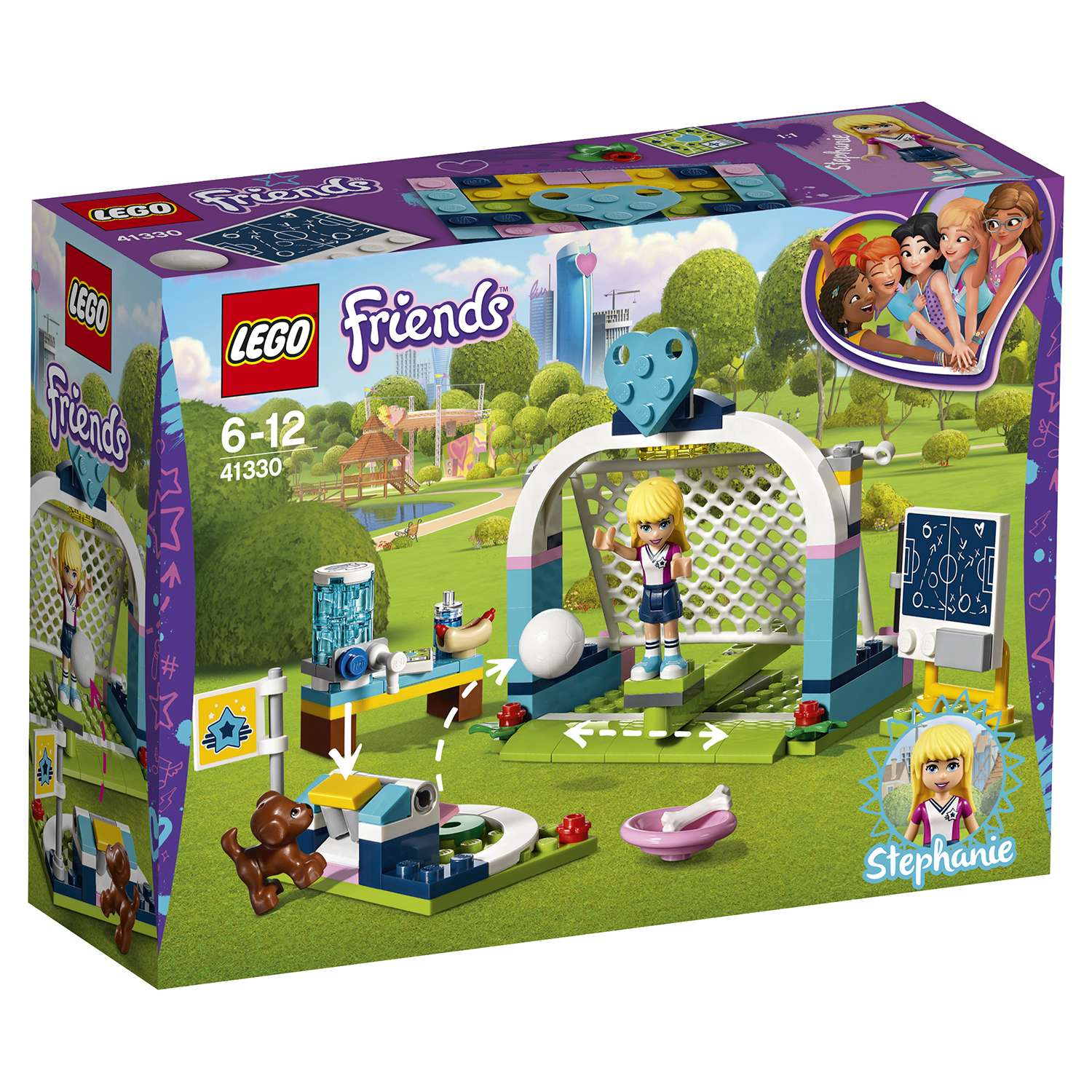 Конструктор LEGO Friends Футбольная тренировка Стефани блочный - фото 2