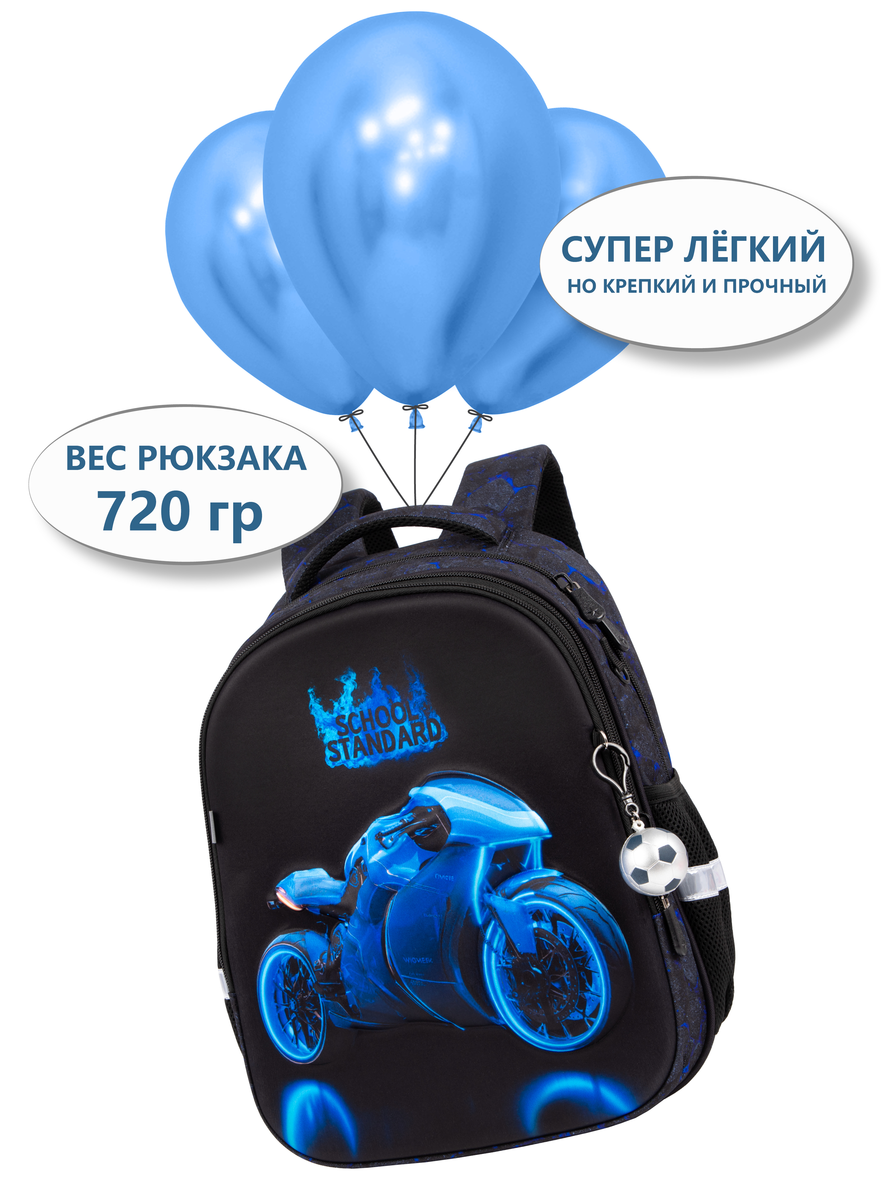 Рюкзак School Standard школьный для мальчика 8в1 - фото 2